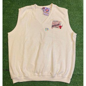 Vintage Brandon Sportswear Chicago Bulls 98 NBA champs vest large